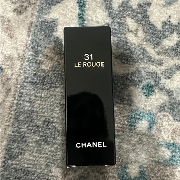 CHANEL Black and Gold Lipstick Holder